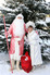Прокат костюмы деда мороза и снегурочки с кокошником