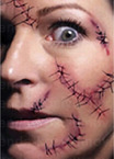 Наклейка шраф на лицо